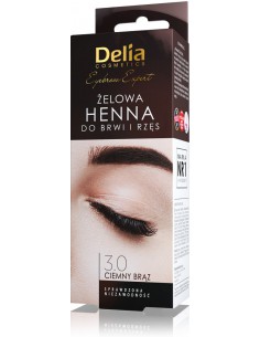 Henna do brwi i rzęs - żelowa DELIA COSMETICS