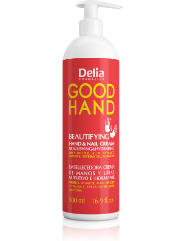Odżywiająco-Nawilżający krem do rąk i paznokci GOOD HAND, 500ml