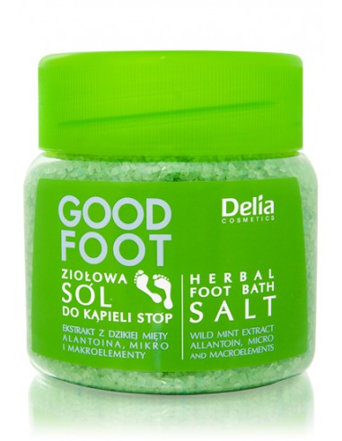 Ziołowa sól do kąpieli stóp GOOD FOOT DELIA 570 g
