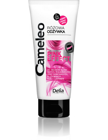 Intensywnie regenerująca odżywka do włosów z efektem różowych refleksów CAMELEO PINK EFFECT 200ml