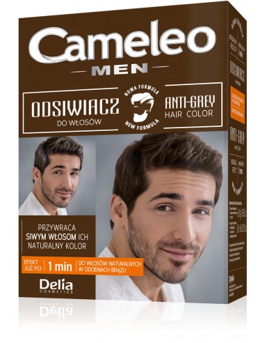 Cameleo MEN anti-grey hair color for natural brown hair