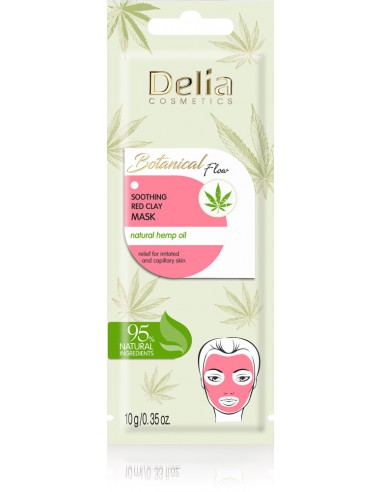 Soothing red clay mask, 10 g