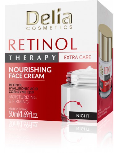 Nourishing night face cream with retinol, 50 ml