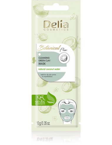Cleansing green clay mask, 10 g