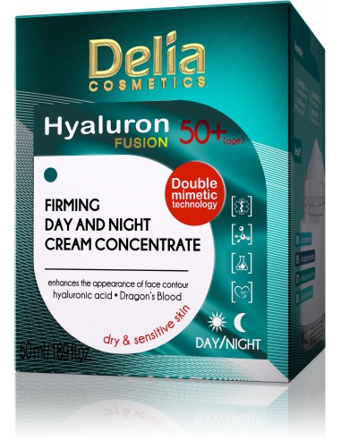 Hyaluron fusion firming day and night cream concentrate 50+, 50 ml