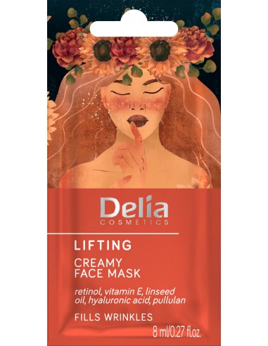 Lifting creamy face mask, 8 ml