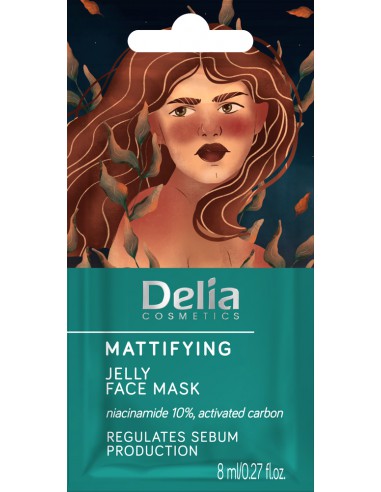 Mattifying face mask, 8 ml