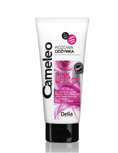 Intensywnie regenerująca odżywka do włosów z efektem różowych refleksów CAMELEO PINK EFFECT 200ml