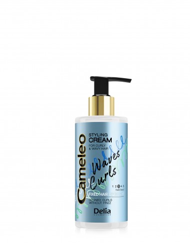 Styling cream for curly and wavy hair, 150 ml