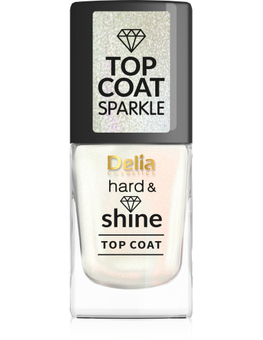 Top coat Hard&Shine sparkle, 11ml