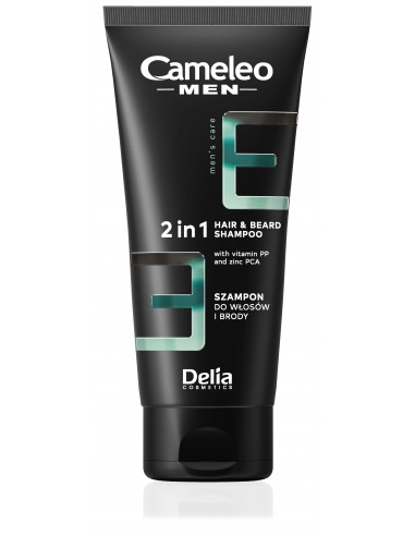 NOWY Szampon do włosów i do brody 2w1 CAMELEO MEN, 150ml