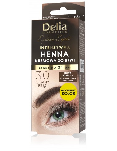 NOWA, intensywna henna kremowa do brwi Eyebrow Expert, trzy kolory! 15ml