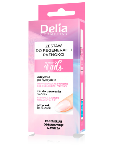 Zestaw do odbudowy paznokci z odżywką...