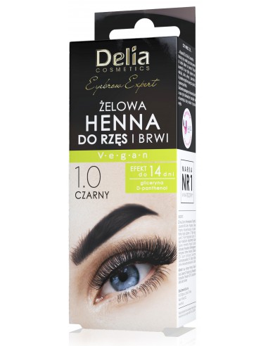 Henna do brwi i rzęs - żelowa DELIA...