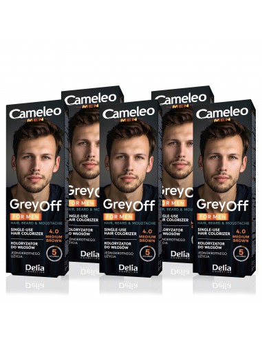 5 x farba Grey Off  kolor 4.0 ŚREDNI...