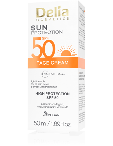 Lekki krem do twarzy SPF50 SUN...