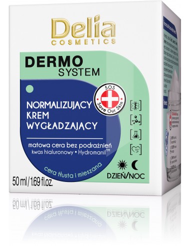 Normalizujący krem wygładzający DERMO SYSTEM 50ml